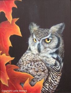 Fall Owl Acrylic e-Packet